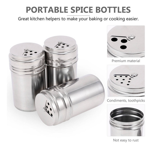 Cajas De Condimentos Multifuncionales De Acero Inoxidable De