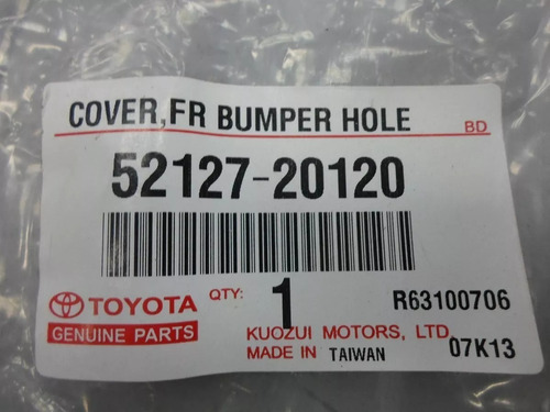Imagen 1 de 3 de Tapa Carello Delantero Derecho Orig. Toyota Corolla New S.