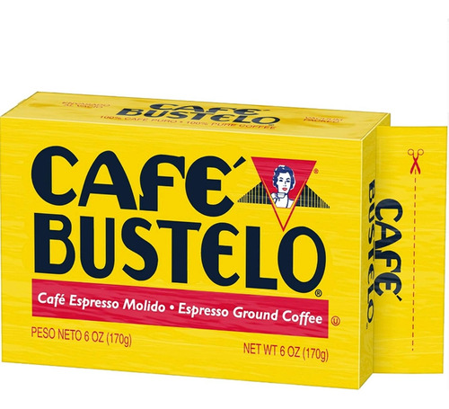 Cafe Bustelo Espresso Café, 6 Bricks Onza (paquete De 12)