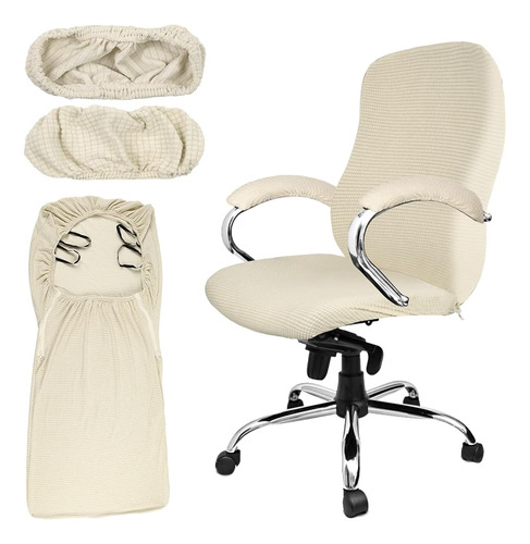 Tatuo 3 Pcs Computer Office Chair Cover Universal Rotating C