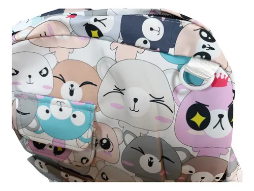 Mochila Escolar Infantil Con Bolsillos Frontales Y Laterales
