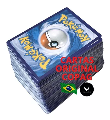 Lote Pack 100 Cartas Pokémon A…