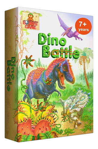 Juego De Mesa Dino Battle  Juegos De Dinosaurios Par Fr80jm