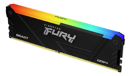 Memoria Ram Kingston Fury Beast Rgb 8gb 3600mhz Ddr4 Dimm 