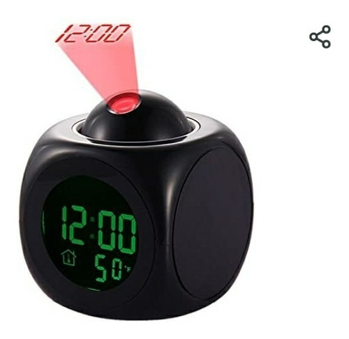 Reloj Digital Led Con Proyeccion Laser Al Techo 