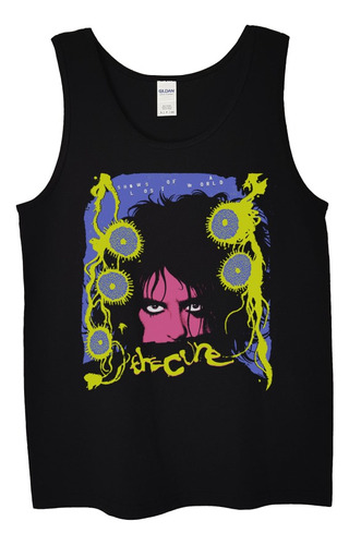 Polera Musculosa The Cure En Vivo Chile 2023 Pop Abominatron