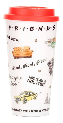 Vaso Termico Friends Central Perk Original Plastico 16oz.