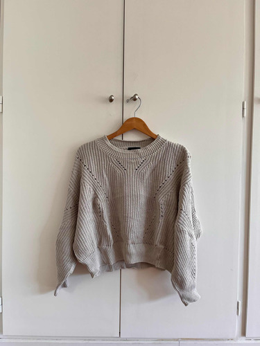 Sweater Beige Tejido Mujer No Las Pepas Akiabara Tucci Zara