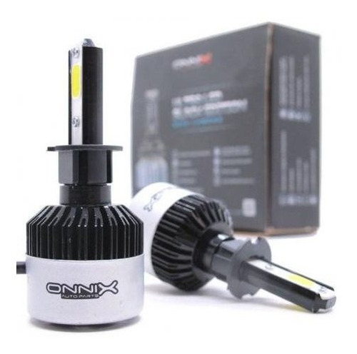 Kit Com Par De Lampadas Ultra Led 6000k 9000 Lumens Todos Os Modelos H7 H1 H3 H4 H11 H8 H9 H16 H27 Hb4 Hb3 