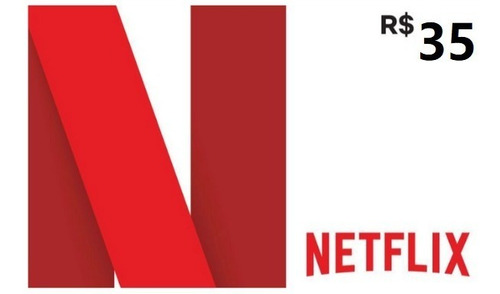 Imagem 1 de 1 de Cartão Netflix R$ 35 Reais