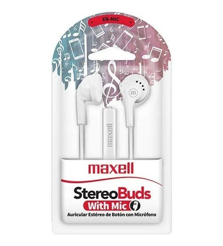 Audifonos Manos Libre Maxell Eb-mic Negro / Crisol Tecno