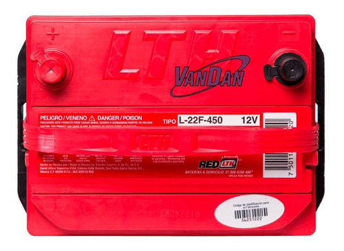 Batería Lth Modelo: L-22f-450.