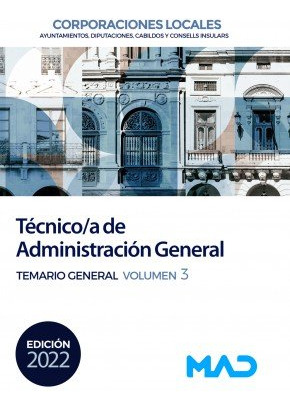 Libro Tecnicos De Administracion General 2022 Vol 3 - Aa.vv