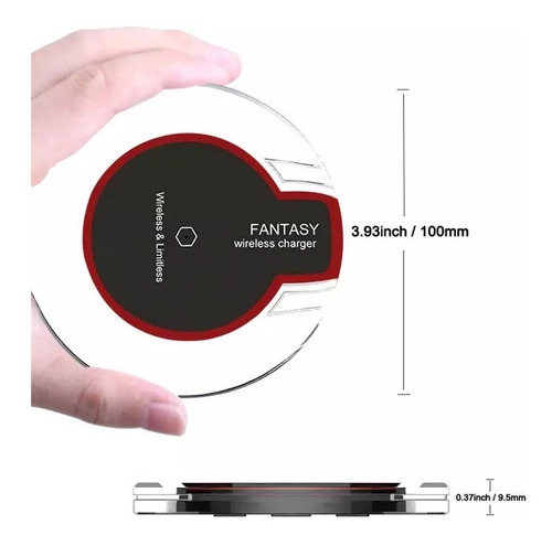 Cargador Inalambrico De Induccion Qi Para Samsung iPhone X