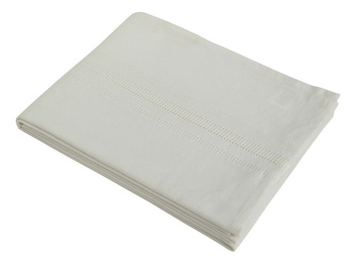 Mantel De Mesa Clasic 100% Algodón 160x280cm | Savihome Color Off White Liso