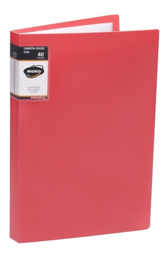 Carpeta Rideo Con 30 Folios Tamaño A4