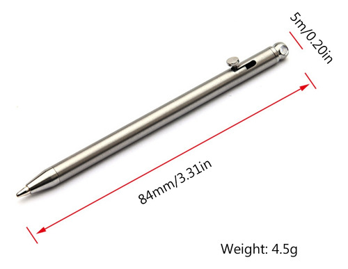 (gy) Titanium Pen, Herramienta Edc Portátil, Herramienta Par