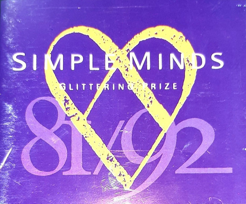 Simple Minds Cd Glittering Prize '81/'92 Hecho En Canadá 