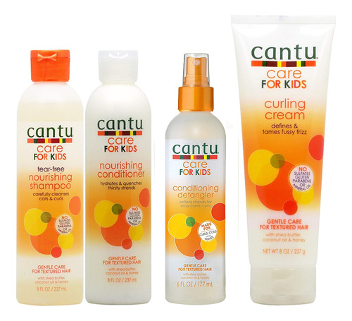 Cantu Care For Kids Shapmoo + Acondicionador + Desenredante.