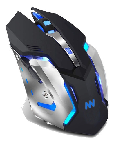 Imagen 2 de 8 de Mouse Gamer Usb Newvision Nw-07 2400 Dpi Hd Rgb Pc Ps4 Xbox