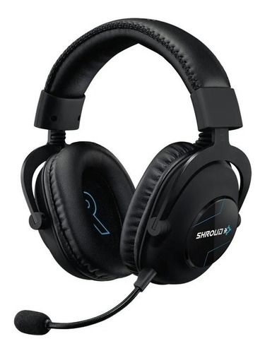Imagen 1 de 5 de Auriculares Pro X Shroud Logitech Inalámbricos Gamer Mic