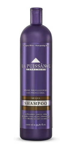 Imagen 1 de 5 de Shampoo Matizador Violeta Silver La Puissance X 1000 Ml