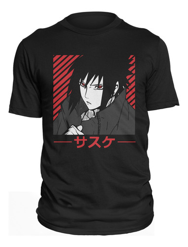 Playera Sasuke Uchiha Naruto Shippuden Anime