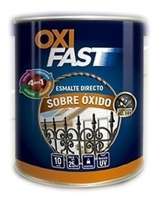 Imagen 2 de 4 de Esmalte Directo Sobre Oxido Oxifast 4 En 1 Belco 3,6 Lts Mf