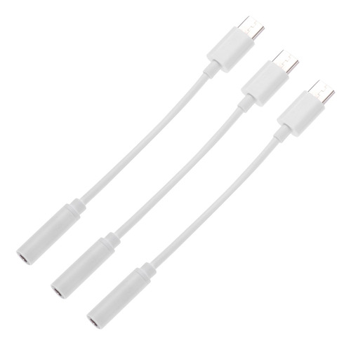 Adaptador De Cable De Audio Para Auriculares, 3 Piezas