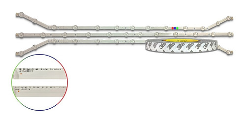 Kit Leds Samsung 12led Un40h5103af + Cinta 2caras 3m Oferta*