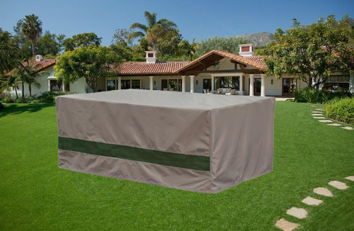 Funda Rectangular Impermeable Para Mesa Y Silla De Patio