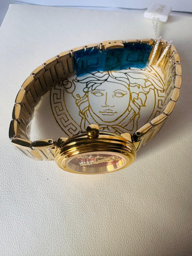 Reloj Pulsera Versace Dama Tinto Dorado Dorado Tinto (Usado)
