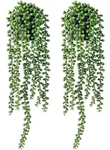 Comprar Funarty 2 Piezas De Plantas Colgantes Falsas, Plantas Sucule