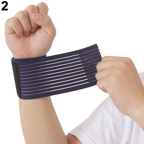 Brazalete Elástico Para Muñeca, Tobillo, Codo, Rodilla, Gimn