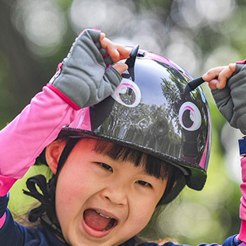Casco De Bicicleta Para Niños 3d Ladybug, Casco De