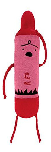 Merrymakers The Day The Crayons - Figura De Felpa, Rojo, 12'