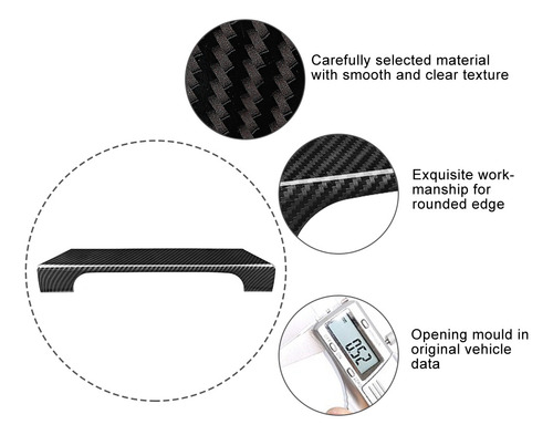 La Cubierta Del Tablero De Fibra De Carbono Se Adapta Al Bmw