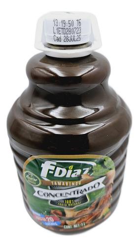 1l De Concentrado Sabor Tamarindo F-diaz (rinde 20l)
