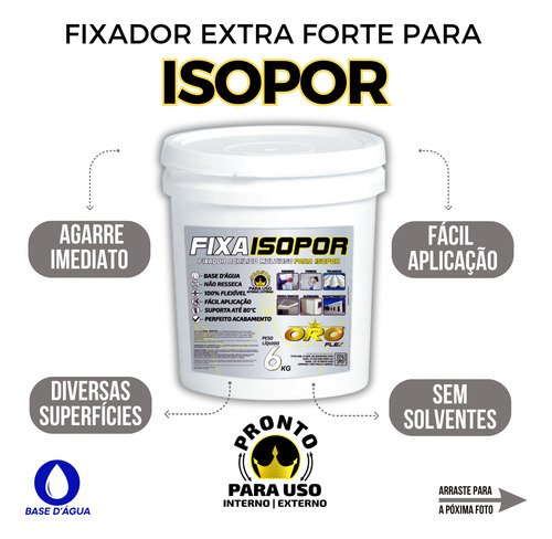 Super Cola De Isopor, Eps P/ Isolamento Térmico Telhados 6kg