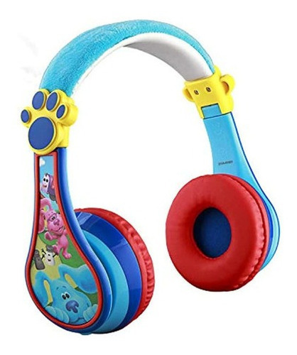 Ekids Blues Clues Auriculares Bluetooth Para Niños, Con Para