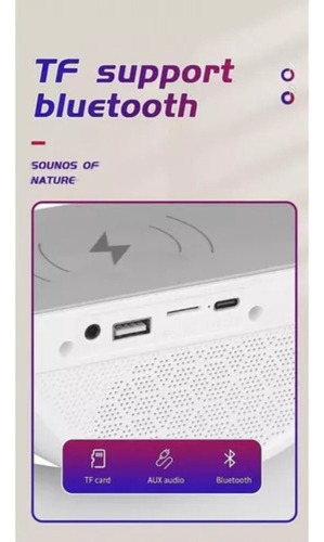 Lámpara De Mesa Altavoz Bluetooth Inteligente Atmósfera