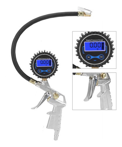 Inflador De Neumáticos De Aire Digital De 0-200 Psi Para Aut