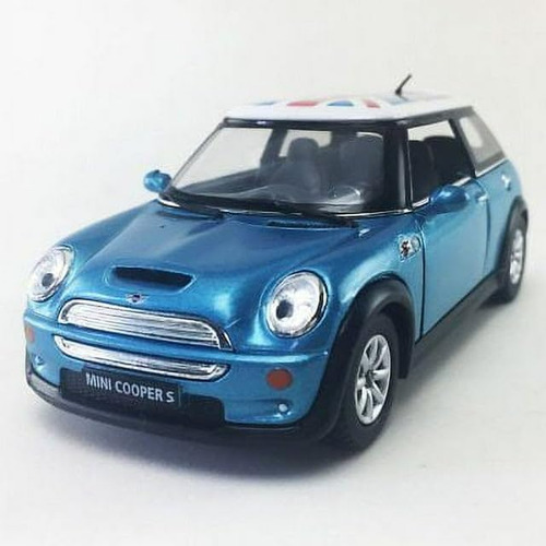 Kinsmart Mini Cooper S 5 Escala 1:28 Modelo De Metal Fundido