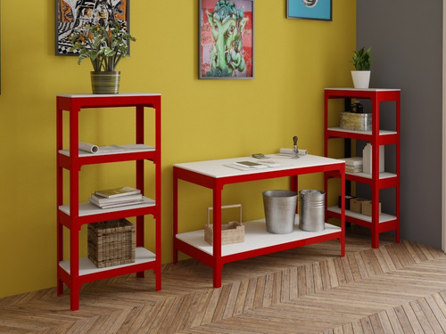 Librero Abierto Industrial Nuuk Concept 4 Entrepaños Moderno Color Color Al Realizar Su Compra