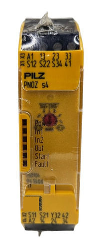 Pilz 750104 Pnoz S4 24vdc 3n/o 1n/c Relevador De Seguridad