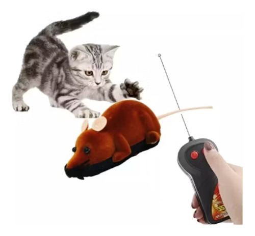 Juguete Para Gato Atrapa Ratón Interactivo Juego Mascota