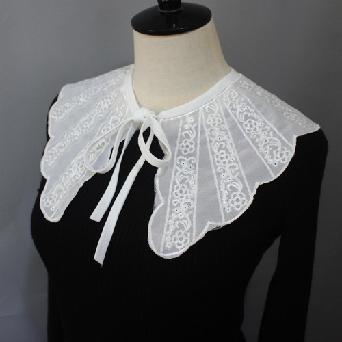 Mujeres Cuello Desmontable Blanco Elegante Cuello Falso Para