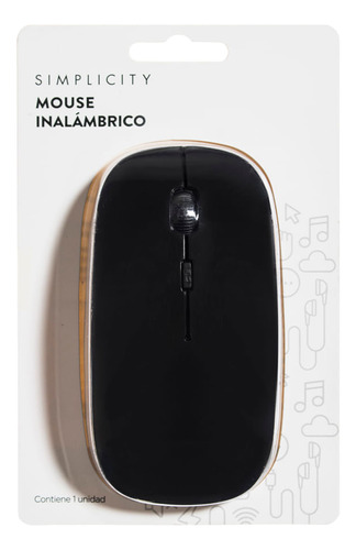 Mouse Inalámbrico Simplicity Negro