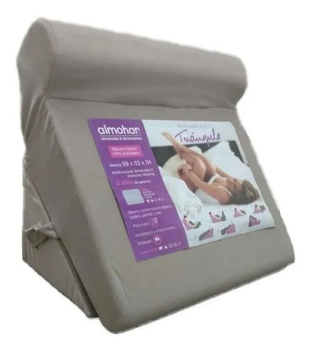 Imagen 2 de 3 de Almohada Triangulo Relax 7 En 1 Posiciones Funda Lavable