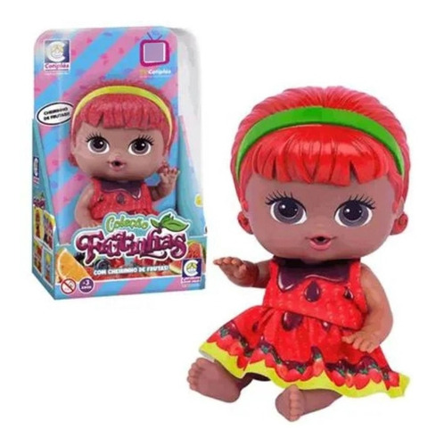 Boneca Bebe Cheirinho Fruta Bonequinha Coleção Frutinhas